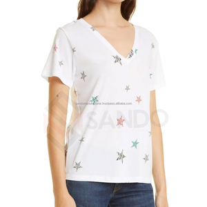 Camiseta con logotipo personalizado para mujer de alta calidad transpirable algodón-poliéster deporte gimnasio ropa de entrenamiento Animal comprimido para un ajuste óptimo - Product Image 1