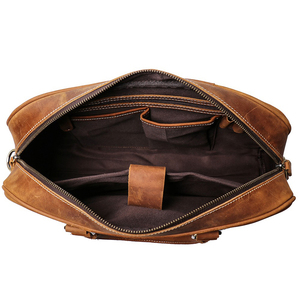 Sac en cuir de qualité professionnelle au design le plus récent, sacoche en cuir pleine fleur, sacoche pour ordinateur portable, sac messager intelligent pour homme - Product Image 6
