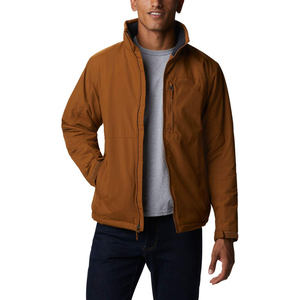 Chaqueta Aislante Color Cobre para Hombre, Ligera, Resistente al Viento y al Agua, con Cierre, para Otoño, Invierno, Senderismo y Viajes - Product Image 6