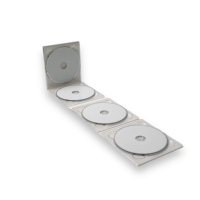 Kemasan Digipak CD 8 Panel dengan Tray Transparan untuk 4 Disk, Desain Kustom
