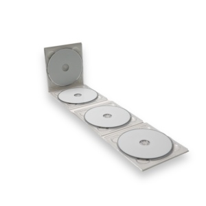 Emballage Digipak pour CD avec plateau transparent à 8 panneaux et 4 disques, personnalisable - Product Image 4