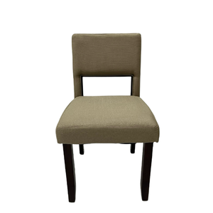 Juego de Comedor de Tres Piezas de Madera, Estilo Moderno y Minimalista, Mesa Redonda Pequeña de Madera Maciza, Silla Tapizada - Product Image 5