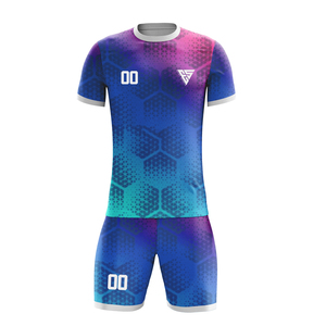 ชุดฟุตบอลแบบขายส่งพร้อมโลโก้สั่งทำ เสื้อและกางเกงขาสั้น - Product Image 3