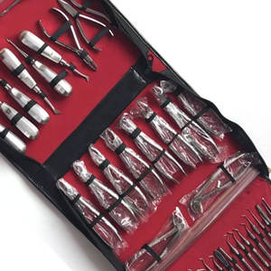 Complete Dental Extraction Surgery Instruments 61-Piece Manual Elevators Forceps Set Stainless Steel Ergonomic Grip CE Certified - Product Image 4