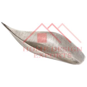 Decoraciones interiores Diseño cian abstracto Bandeja de tocador Hotel y restaurante Metal plateado Servicio abstracto decorativo - Product Image 1