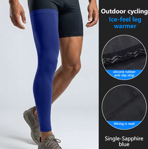 HAWK SPORTS INDUSTRIES Chauffe-jambes IceFeel en mélange de Spandex, antidérapant, respirant, pour cyclisme en extérieur, unisexe, toutes saisons, avec soutien - Product Image 5