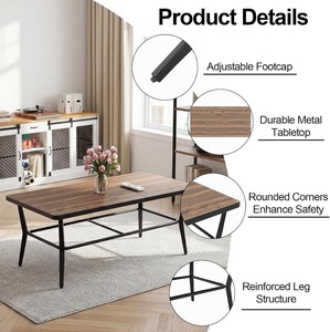Moon Star Exports CT0116 Mesa de Centro de Metal con Estructura de Acero, Diseño Moderno para Decoración Elegante de Sala de Estar, Proveedor Mayorista de Muebles - Product Image 2
