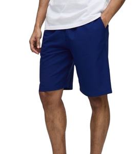 กางเกงกีฬาขาสั้นผู้ชายแบบลำลองระบายอากาศได้ดีแห้งเร็วเสื้อผ้าแนวสตรีทผ้าตาข่ายสีพื้น - Product Image 1