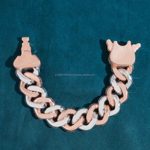 Igi Certifié 2024 Diamant le plus populaire Big Iced Out Bling Moissanite Hip Hop Bracelet cubain pour hommes - Product Image 4