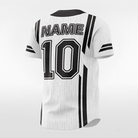 Maillot de baseball personnalisé par sublimation, broderie unisexe, uniforme d'équipe à manches courtes boutonnées, logo, nom et numéro cousus, maille respirante