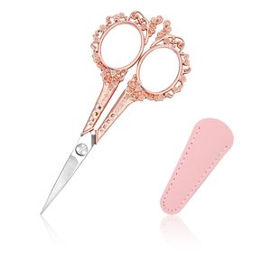 Tijeras Profesionales Mini para Cejas, Tijeras de Acero Inoxidable para Recortar el Vello de la Nariz, Precisión para el Bigote - Product Image 6