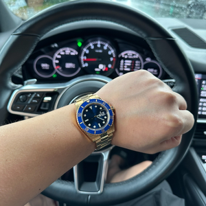 สายนาฬิกาทองคุณภาพสูง 904L ขนาด 41 มม. นาฬิกาจักรกล 3235 กระจกแซฟไฟร์ ออโตเมติก กันน้ำ 300 ม. นาฬิกาดำน้ำสำหรับผู้ชาย - Product Image 4