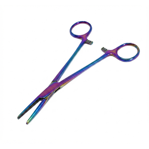 Pinces hémostatiques chirurgicales droites en acier inoxydable certifiées CE Classe I pour la chirurgie générale, instrument manuel - Product Image 5