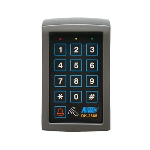 APO DK-2865 (P0) ปุ่มกดเข้าแบบสแตนด์อโลนพร้อมเครื่องอ่าน RFID ปุ่มกริ่งประตูมองเห็นได้ในเวลากลางคืนจอแสดงผล LED ไซเรนในตัวกันน้ำ - Product Image 1