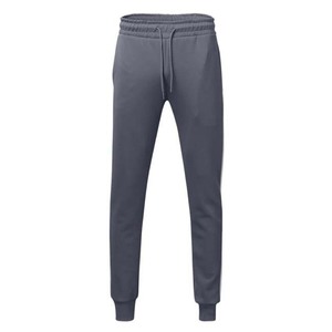 Survêtement gris pour homme avec blocs de couleur, fermeture éclair intégrale, col montant, coupe décontractée, en polyester et coton, pour l'automne, avec poches latérales - Product Image 6