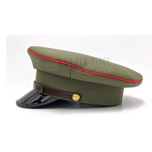 Gorra de uniforme de moda con diseño de corona estructurada y acabado de tela suave para desfiles y eventos. - Product Image 4