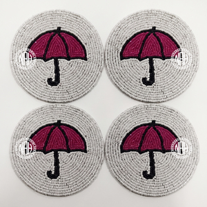 Ensemble de sous-verres mignons en forme de bonhomme de neige perlé, blancs, pour boissons d'hiver, décoration de table de Noël, pour tasses à café, thé, mugs et verres, vente en gros - Product Image 4