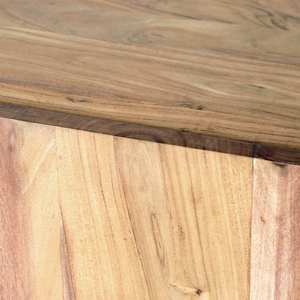 Aparador y Vitrina Vandana Radiant Sierra de Madera de Acacia y Metal - Productos - Product Image 5
