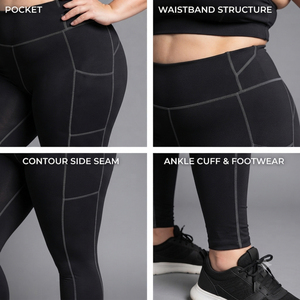 Leggings Deportivos de Tallas Grandes con Logotipo Personalizado, Pantalones de Yoga para Gimnasio, Transpirables, de Secado Rápido, Elásticos, de Cintura Alta y Compresión - Product Image 5