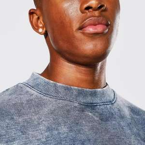 Custom Logo Women's Soft Cotton Mock Neck Streetwear Embroidered Jumper Fleece Oversized Pullover Women <b>Sweatshirt</b> - Product Image 3