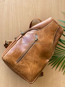 Sac à bandoulière en cuir pour hommes, sacoche à épaule, poitrine - Product Image 5