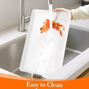 Set di 4 Vassoi di Servizio in Plastica Riutilizzabili, Accessori per Barbecue e Grigliate, Piatti per Snack e Frutta - Product Image 4