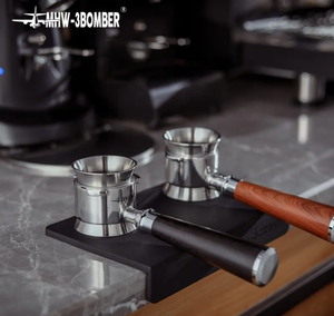 Anneau doseur à expresso de haute qualité, finition argentée, 58 mm, diamètre universel, outil anti-accumulation de café - Product Image 2