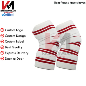 Custom Team <b>Knee</b> <b>Sleeves</b> Men Women <b>Compression</b> Gym Training OEM Supplier - Product Image 5