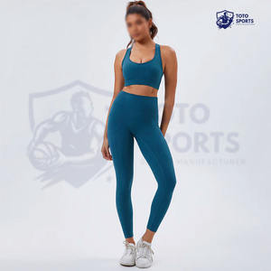 Ensemble de yoga respirant pour femme, en tissu doux et confortable, idéal pour la course et le fitness – Meilleur fournisseur, prix de gros, tendance actuelle - Product Image 3