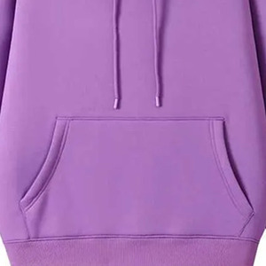 Sudadera con capucha para hombre, con cremallera, informal, de forro polar, manga larga, con bolsillo canguro, 100% algodón, ligera - Product Image 6