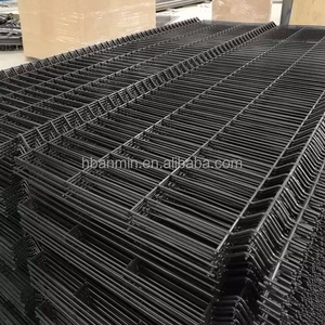 Clôture en treillis métallique soudé en acier galvanisé, panneau de clôture en treillis métallique <span class=keywords><strong>rigide</strong></span> à pliage en V 3D pour route, école, terrain de jeu, parc - Product Image 4