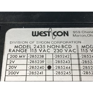 เวสตัน คานเตอร์ 2435 เครื่องวัดดิจิตอลแบบ NON-BCD - อุปกรณ์และอะไหล่เซมิคอนดักเตอร์ระดับโลกที่เชื่อถือได้ - Product Image 4