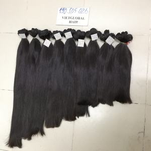 Super doble dibujado 12A recto sedoso vietnamita Original extensiones de cabello humano crudo 100g paquetes de cutícula alineados - Product Image 2