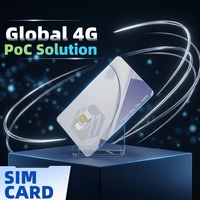 Kartu SIM Global untuk Radio Telepon Jaringan Walkie-Talkie POC 4G LTE untuk Interkom Jarak Jauh, Tidak Dijual Terpisah, Paket Opsional