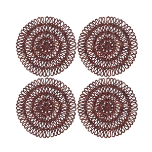 Decoración de Mesa Estilo Boho, Manteles Individuales de Seagrass, Manteles Individuales Redondos de Mimbre Tejidos a Mano de Alta Calidad, Hechos en Vietnam por KingCraftViet - Product Image 1