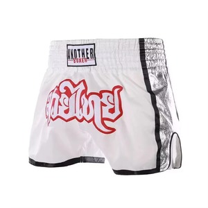 Wholesale ERID SPORTS Custom Boxing <b>Shorts</b> <b>for</b> <b>Men</b> Muay Thai Kickboxing MMA Martial Arts Training-Quick Dry 160g Polyester Silk - Product Image 3