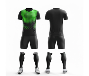 Uniformes de Fútbol Sublimados para Jóvenes – Kits Personalizados para Equipos |   Tallas para Hombres, Mujeres y Jóvenes |   Ropa Deportiva Ligera de Secado Rápido para Entrenamiento - Product Image 1