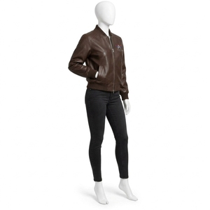 Chaqueta de Cuero Casual para Mujer con Construcción Duradera, Ajuste Cómodo y Costuras Impecables que Ofrecen un Acabado Suave - Product Image 3