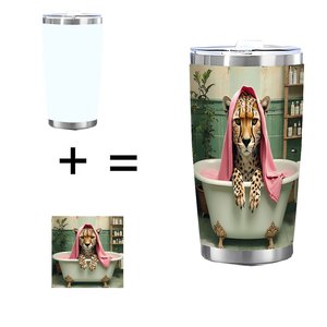 20oz Stainless Steel Tumbler Vacuum <b>Insulated</b> Portable Travel <b>Cup</b> Outdoor Camping Bulk <b>Cup</b> - Product Image 4