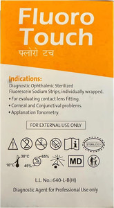 Bandes stériles de fluorescéine ophtalmique, kit chirurgical hospitalier, manuel, 100 unités emballées individuellement - Product Image 6