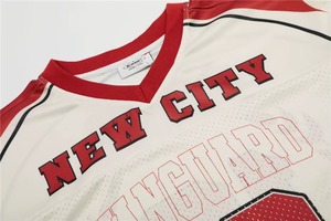 Camiseta Vintage para Hombre, Estilo Y2K, con Estampado Gráfico de Letras, Deportiva, Transpirable, Estilo Urbano, Harajuku, Hip Hop, Casual, Cuello en V - Product Image 4