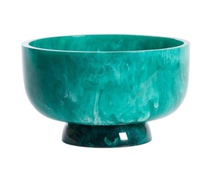 Handmade Polished Eco-Friendly Resin Salad Bowl <b>Set</b> <b>Pink</b> Classic Design Stocked for Home Use - Product Image 5
