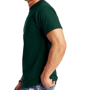 Camisetas de hombre de algodón, tela suave y transpirable, de media manga, diseñadas para ropa urbana, informal, de gimnasio y con un look moderno. - Product Image 4