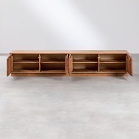 Vandana Arion Hexa TV-Möbel 200x40 cm aus Tasmani-Akazienholz