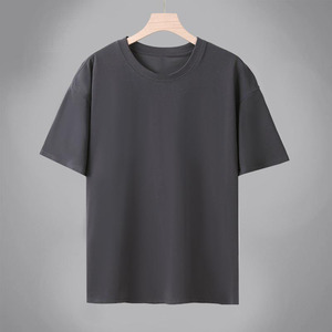 Camiseta de Manga Corta para Hombre, 230g, 100% Algodón, Personalizada con Logotipo Bordado, Impresión Serigráfica, Cuello Redondo, Corte Holgado - Product Image 5