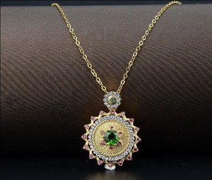 Collar con Colgante de Diamante Cultivado en Laboratorio Personalizado, Regalo de Compromiso, Plata de Ley S925, Chapado en Oro de 18k, Joyería ASHABELL - Product Image 1