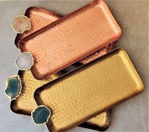 Plateau de service en laiton exquis, artisanal, de luxe, vaisselle décorative pour la maison, le restaurant, l'hôtel, les mariages, la restauration - Product Image 5