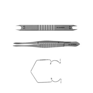 Instrumental Quirúrgico Oftálmico Manual de Alta Calidad CE: Paquete de Herramientas para Cirugía Ocular Braunstein, Caliper, Espéculo con Tapa, Pinzas Moorfield - Product Image 1
