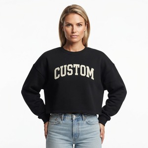Y2K Royal Blue Sweatshirts Custom Crewneck Hoodies Unisex Bulk Wholesale OEM Manufacturer Private Label Fashion Apparel Supplier - Product Image 5