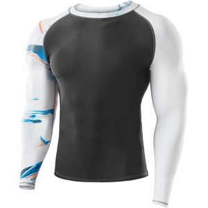 Premium Full Sleeve Rash Guard Quick Dry <b>Athletic</b> Training Shirt High Quality Supplier - Product Image 4